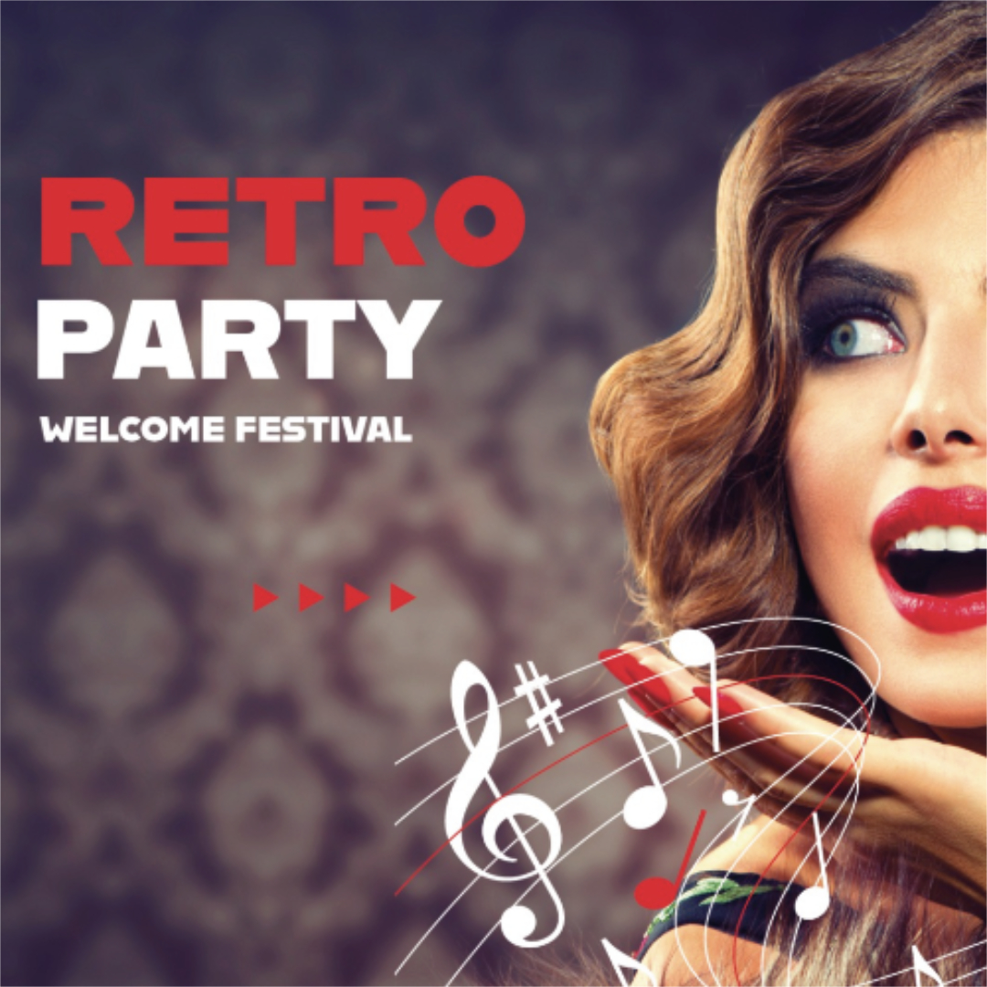 Retro party - welcome fest